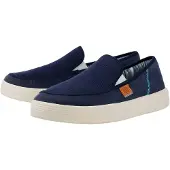 HEY DUDE Sunapee Coastline Herren, Slipper sportlich, Textil, Navy (Blau) - Herrenschuhe Slipper, Blau
