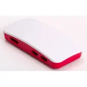 Raspberry Offizielles Pi Zero Gehäuse Rot Weiß mit 3 Deckeln