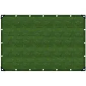 Target Gewebeplane oliv 3x4 m, UV-stabil, Ösen 50 cm