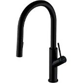 Omnires BEND BE6455BL Spültischarmatur, schwarz matt
