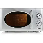 Domo DO3020, Arbeitsplatte, Solo-Mikrowelle, 20 l, 700 W, Drehregler, Grau