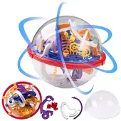 Playtastic Bausatz Kugellabyrinth, 17 cm Durchmesser, 118 Hindernisse