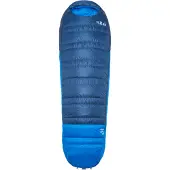Rab - Biwak-/Trekking-Schlafsack - Ascent -6C / 20F Tempest Blue/Maya Blue - Größe Links - Blau