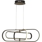 Searchlight Schlanke schwarze Hängelampe Clip