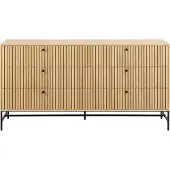 Ebuy24 Albany Kommode 6 Schubladen Natur.