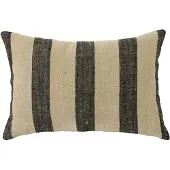 HK Living - Bayside Leinen-Kissen, 60 x 40 cm, braun / beige