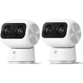 Eufy S350 4K Indoor Beveiligingscamera 2-Pack - Bedraad - Wit