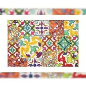 Excelsa Soft-Teppich Lisbona Gummi mehrfarbig
