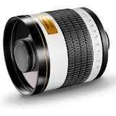 Walimex pro Spiegel Objektiv 800/8,0 DSLR kompatibel mit Pentax K – Länge 131mm – für 800mm Brennweite – Vollformat / APS-C Sensor – für Reise Natur Tiere – K-Mount T2-Adapter – 3,5m Naheinstellgrenze
