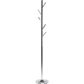 Beliani Kleiderständer Chromstahl silber 170 cm ALLEN