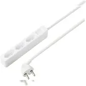 Sygonix SY-5775148 Steckdosenleiste 3fach Weiß Eurostecker 1 St.