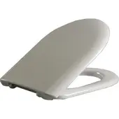 Hamberger Sanitary Haro WC-Sitz Stream Steckscharn. Edelstahl B0302Y weiß alpin