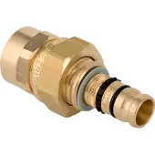 Geberit GE Mepla, Übergangsverschraubung, IG, RG, d20mm x Rp1/2, lösbar, 1 Stk.