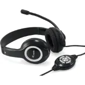 Equip Stereo-USB-Headset, Kabelgebunden, Anrufe/Musik, 20 - 20000 Hz, 175 g, Kopfhörer, Schwarz