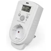 McPower Steckdosenthermostat TCU-530, für Heizung oder Klimagerät, Display