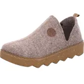 Rohde Damen Hausschuh Plateau Slipper mit Leopard und Zebramuster Foggia-D 6106, Größe:41 EU, Farbe:Beige