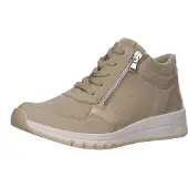 Waldlaufer Knöchelschnürer in beige, Gr. 5