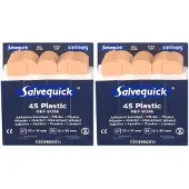Holthaus Medical Salvequick Pflasterstrips wasserfest Refill 6036 2x 2x45 St Pflaster