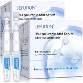 P-Beauty Anti-Falten-Serum Hyaluronic Acid für Gesichtspflege 2x36 ml Serum