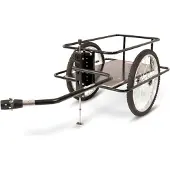 Roland Fahrradanhänger Der Typ D Tiefdeichsel 90 Liter, Schwarz