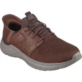 SKECHERS Herren Slip-On GARNER NEWICK braun, Größe 45,5 (210803)