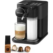 De'Longhi /Nespresso Kaffeevollautomat Gran Lattissima EN 640.B, für Kaffeekapseln, 1450 W, bis 1,3 l, Milchaufschäumer, One-Touch-Milchsystem, schwarz