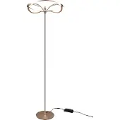TRIO Moderne LED Stehlampe CHARIVARI Messing matt, Höhe 175cm
