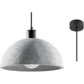 Sollux Hängeleuchte PABLITO 1xE27 15W Beton 120x30x30cm