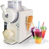 Unold 2in1-Slush und Softeismaschine Sofie 48950, 2 l, LED, Weiß, 435 mm, 226 mm, 442 mm