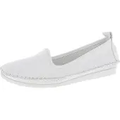 Andrea conti 0027449 Damen Slipper Ballerinas Mokassins, Größe:38 EU, Farbe:Weiß