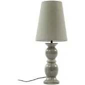 LUCANDE Tischleuchte Lyndorin, grün, Keramik, 63 cm