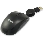 Conceptronic Equip Optische Reisemaus, Beidhändig, Optisch, USB Typ-A, 1000 DPI, Schwarz