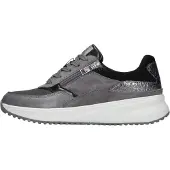 Waldlaufer H-Mara Damenschuhe Schnürschuhe Sportive Schwarz Freizeit