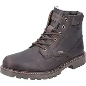 Rieker Herren Echtleder Winterboot RiekerTEX braun, echtes Lammwollfutter, Herren:41 EU