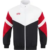 Jako Unisex Freizeitjacke Retro, Farbe:schwarz/weiß/rot, Größe:4XL