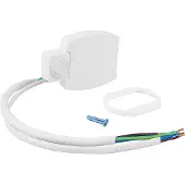 Design Light DesignLight Möbelsteckdose IP44 mit Schalter und Klappe, weiß / Badezimmersteckdose / Schuko-Steckdose