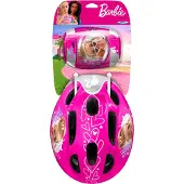 Barbie Combo Set BARBIE Helm und Ellbogen Knieschützer - Helmgröße 53-56 cm -Pink; CB200507