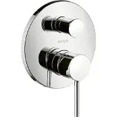 Hansgrohe AXOR Starck Einhebel-Wannenmischer Unterputzmodell mit Pingriff, 10416800, Farbe: Stainless Steel Optic