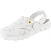 ABEBA Clog Dynamic 37329 weiß, ESD OB A E FO SRC, Größe 38