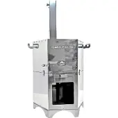 Grillpeter Feuerofen Batyr Deluxe Edelstahl 2mm mit Rauchrohr