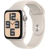 Apple Watch SE GPS 44mm Alu Polarstern Sportarmband M/L