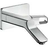Hansgrohe AXOR Urquiola Einhebel-Waschtischmischer Unterputz für Wandmontage mit Auslauf 200 mm, Chrom