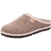 Rohde Damen Pantoffel Hausschuh aus Softfilz mit losen Einlagen D.Meran 6815, Größe:41 EU, Farbe:Beige