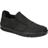 Ecco BYWAY Herrenschuhe - sportliche Slipper - Halbschuhe schwarz Elegant NEU