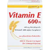 Burton Feingold FEINGOLD Vitamin E 600 N Weichkapseln zur Leistungssteigerung, 100 St. Kapseln