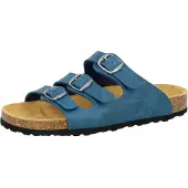 Lico Pantolette Bioline Lady Hausschuh Größe 42 mit Schnallen, weich gepolstert