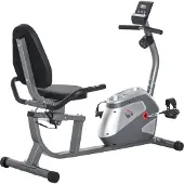 HOMCOM Liegeergometer mit LCD-Anzeige 8 stufig Magnetwiderstand bis 110 kg