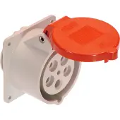 As Schwabe as-Schwabe CEE-Anbaudose 400V 32A 5-polig mit Dichtungsring max. 6mm² IP44