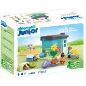 Playmobil Junior 71690 JUNIOR: Tierpension mit Futterspender