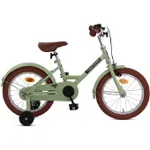 Nogan Dutchy Kinderfahrrad 16 Zoll Grün | Komplett mit Stützräder